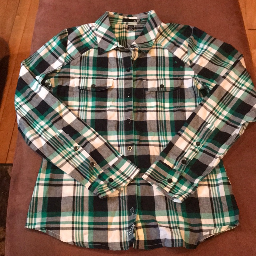 Fox button down